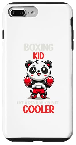 Hülle für iPhone 7 Plus/8 Plus Kawaii Anime Boxing Panda Kinder Damen von Kawaii Tees