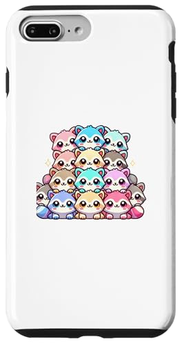 Hülle für iPhone 7 Plus/8 Plus Kawaii Anime Racoon Kinder Jungen Mädchen von Kawaii Tees