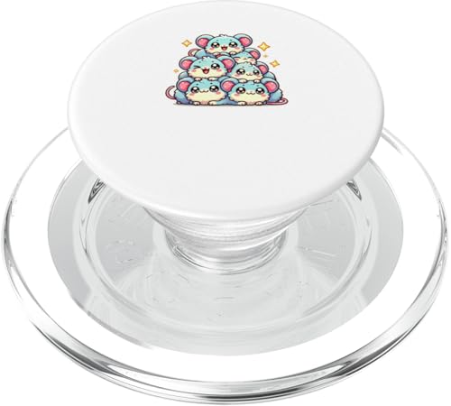 Kawaii Anime Maus Kinder Jungen Mädchen PopSockets PopGrip für MagSafe von Kawaii Tees