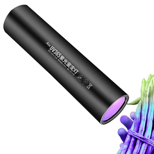 Tragbare Schwarzlicht-Taschenlampen, Geldscheinprüfstift,Tragbares Urindetektorlicht | 365-nm-UV-, multifunktionaler Falschgeldprüfstift für Haustiere, Obst von Kaxenig