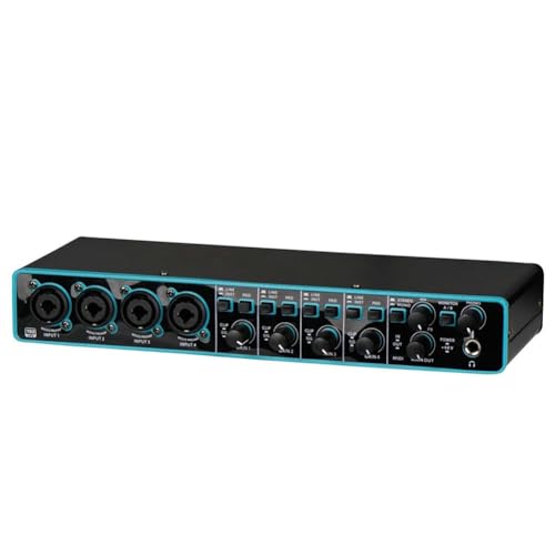 Kayfg Audio-Interface, Soundkarte, Professionelles USB-Interface, Studio-Aufnahme mit Mikrofon-Vorverstärker für Musikinstrumente von Kayfg