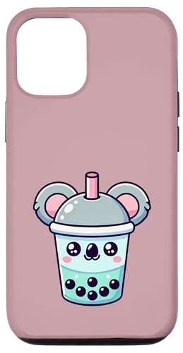 Hülle für iPhone 12/12 Pro Kawaii Bubble Tea Koala Tierliebhaber von Kddrip Animals