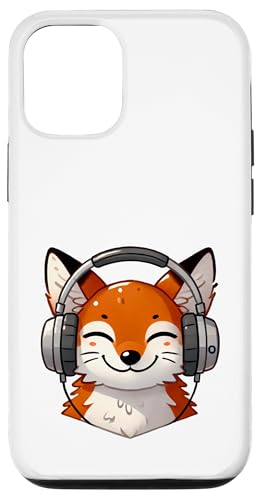 Hülle für iPhone 13 Fox trägt Kopfhörer Niedlicher Tierliebhaber von Kddrip Animals