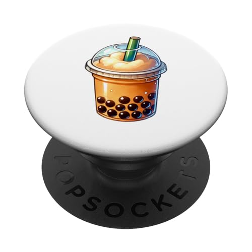 Bubble Tea Minimal PopSockets Klebender PopGrip von Kddrip Food