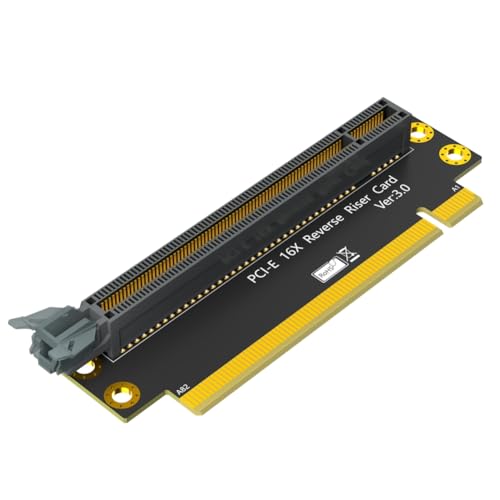 Kdouehg Männlich zu Weiblich Riser-Karte PCI-E 16X 3.0 90 Grad Reverse für 2U Server (Installationsrichtung zum Prozessor Hin) von Kdouehg