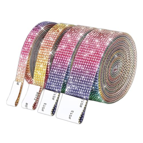 Kdouehg Selbstklebendes Diamantband in Rolle, Glitzerband, Handgefertigt, DIY-Geschenkdekoration, Hochzeitsbedarf, Kosmetik, Vasendekoration E von Kdouehg