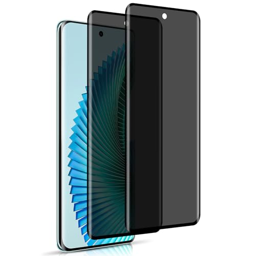 KeHowy Privacy Schutzfolie Kompatibel mit Honor Magic 6 Lite 5G, [2 Stück] [9H Härte] [Anti-Kratzer] [Bläschenfrei] Anti Spy Displayschutz, Privacy Sichtschutz für Honor Magic 6 Lite 5G von KeHowy