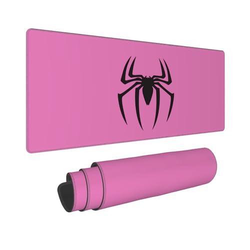 Keebik Gaming-Mauspad, Spinnenmuster, Rosa, großes erweitertes Computer-Mauspad, Tastatur, komplettes Schreibtisch-Mauspad für Gaming, Büro, Zuhause, 30 x 60 cm Keebik Gaming-Mauspad, Spinnenmuster, Rosa, großes erweitertes Computer-Mauspad, Tastatur, komplettes Schreibtisch-Mauspad für Gaming, Büro, Zuhause, 30 x 60 cm von Keebik
