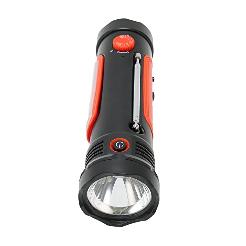 Tragbares Wetterwarnradio, Solar-Handkurbel-Notfallradio, SOS-Alarm, AM/FM/WB-Taschenlampe, 3-Wege-Stromversorgung, 2600 MAh, für Campingwanderungen Tragbares Wetterwarnradio, Solar-Handkurbel-Notfallradio, SOS-Alarm, AM/FM/WB-Taschenlampe, 3-Wege-Stromversorgung, 2600 MAh, für Campingwanderungen von Keenso