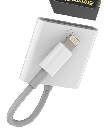 Lightning Adapter SD-Kartenleser für iPhone 14 13 12 11 Pro für iPad Air Speicherkarte Übertragung von Fotos für Apple SD-Speicherkarte Kartenleser Handy Gerät von Kefiany