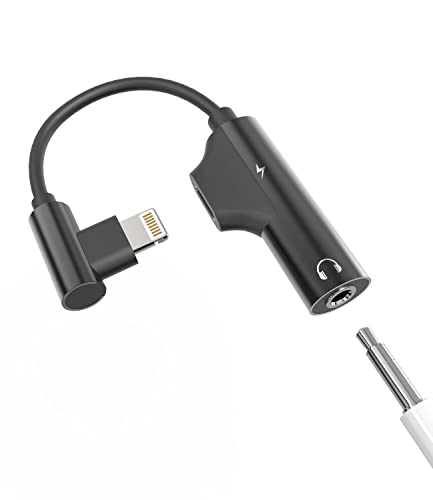 iPhone Schnellladegerät Adapter(2in1) 3.5mm Kopfhörer auf Lightning Klinke Ladekabel Netzteil Apple MFI s Aux Fast Charger Zubehör Ladestecker Splitter für 14 13 12 11 Pro Max 8 7plus X Xs Se 6 5 von Kefiany