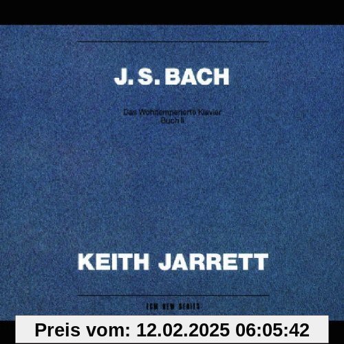 Das Wohltemperierte Klavier Vol. 2 von Keith Jarrett