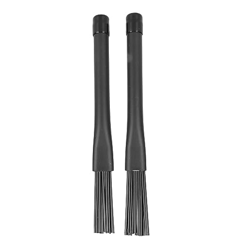 Professionelles einziehbares Nylon-Trommelbürsten-Set mit Gummigriffen für Schlagzeuger (Black) von Kelepu