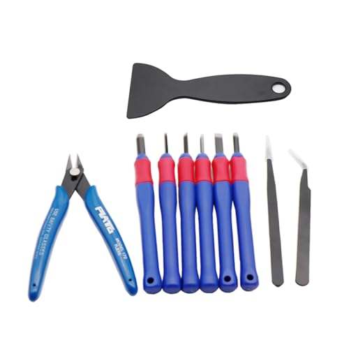 3D-Drucker-Zubehör, Reparaturwerkzeug-Set, 3D-Drucke, Reinigungswerkzeug mit Pinzette, Zange, 10-teiliges Set 3D-Drucker-Zubehör, Reparaturwerkzeug-Set, 3D-Drucke, Reinigungswerkzeug mit Pinzette, Zange, 10-teiliges Set von Kelisdi