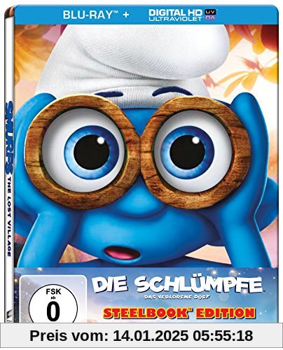 Die Schlümpfe - Das verlorene Dorf  - Steelbook [Blu-ray] von Kelly Asbury