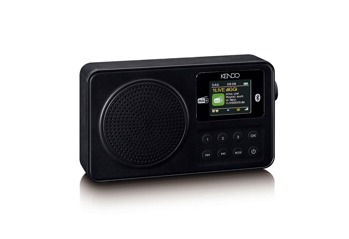 Kendo portable DAB+ 24EX Digitalradio (DAB) von Kendo