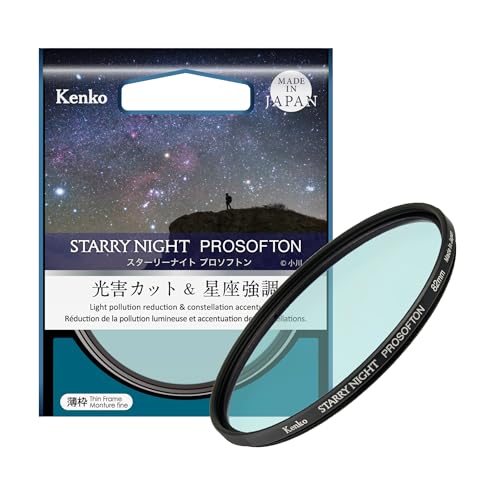 Kenko Effektfilter Starry Night Prosofton φ72mm, Reduzierung der Lichtverschmutzung & weicher Effekt, für Aufnahmen von Sternenlandschaften, Hergestellt in Japan 549629 von Kenko