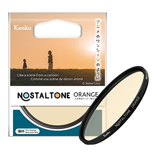 Kenko Soft Effekt Filter NOSTALTONE ORANGE φ49mm, mit Farbeffekt, zur Kontrasteinstellung, hergestellt in Japan von Kenko