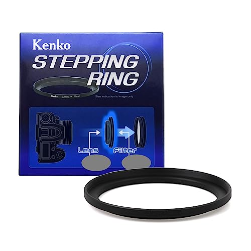 Kenko Stepping Ring 62 mm-82 mm für Objektiv, Adapterring, für Filter größer als der Durchmesser des Objektivs, 886298 von Kenko