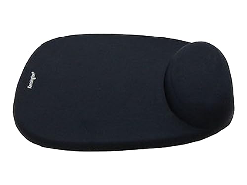Kensington Comfort Gel Schwarz – Mauspad (Schwarz, Uniform, Gel, Handgelenkauflage, rutschfeste Basis) von Kensington