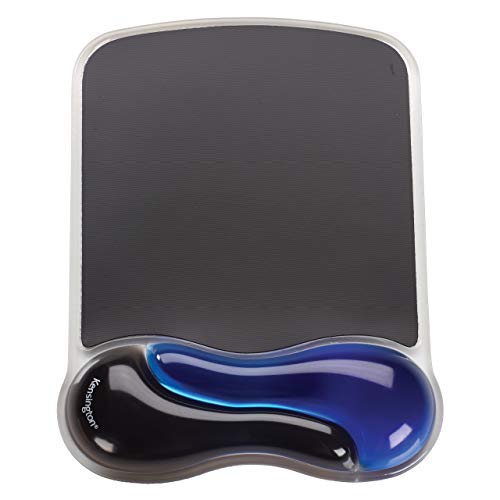 Kensington K62401AM Duo Gel Mauspad mit Handgelenkauflage, Blau von Kensington