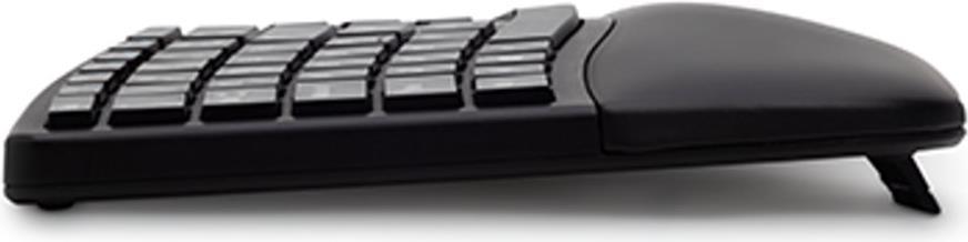Kensington Pro Fit Ergo Wireless Keyboard - Tastatur - kabellos - 2.4 GHz, Bluetooth 4.0 - USA - Schwarz von Kensington