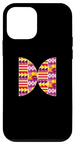 Hülle für iPhone 12 mini Kente-Muster, geomatrischer Halbkreis, Adinkra Ghana-Stil von Kente Vibes