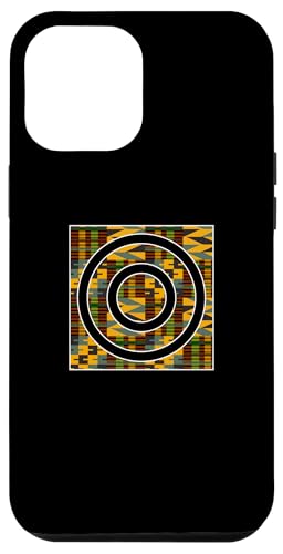 Hülle für iPhone 13 Pro Max Adinkra Kente Muster, geomertrische Zielform, Ghana-Stil von Kente Vibes