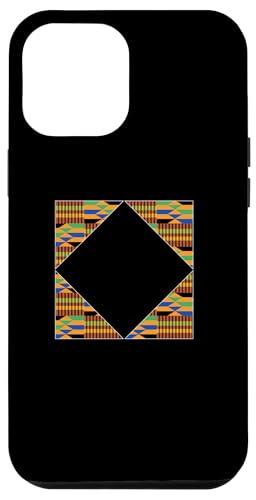 Hülle für iPhone 15 Pro Max Kente-Muster, geomatrische Rautenform, Ghana-Stil von Kente Vibes