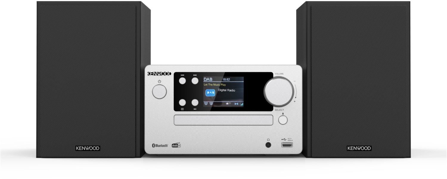 M-725DAB-S Microanlage frosted aluminium von Kenwood