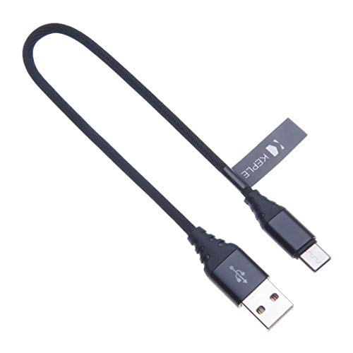 USB Typ C Kabel Schnelles Aufladen Android Kurz Nylon Geflochten Ladegerät Kompatibel mit Huawei Nexus 6P, Mate 20 Pro, Honor 10, 9, 8, 8 Pro, P10, P10 Plus, P20, P20 Lite, P20 Pro, P9, P9 Plus 0.25m von Keple