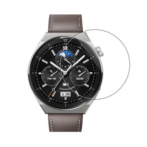 Kepuch Bildschirmschutz für Huawei Watch GT 3 Pro 43mm - Gehärtetes Glas 2 Pack von Kepuch