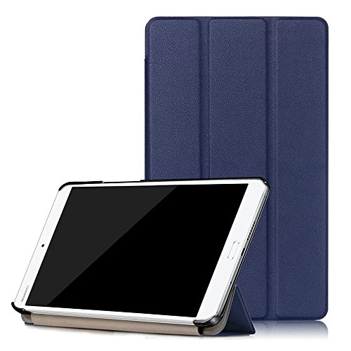 Kepuch Custer Hülle für Huawei MediaPad M3 8.4,Smart PU-Leder Hüllen Schutzhülle Tasche Case Cover für Huawei MediaPad M3 8.4 - Blau von Kepuch