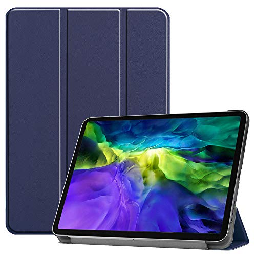 Kepuch Custer Hülle für iPad Pro 11" 5G 2022 2021 2020 2018,Smart PU-Leder Hüllen Schutzhülle Tasche Case Cover für iPad Pro 11" 5G 2022 2021 2020 2018 - Blau von Kepuch