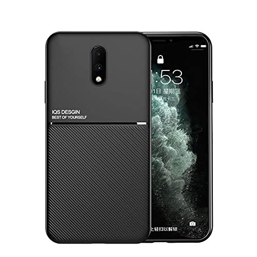 Kepuch Mowen Hülle Hüllen Case Eingebaute Metallplatte für Oneplus 7 - Schwarz von Kepuch