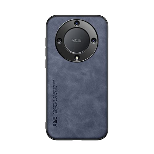 Kepuch Silklike Hülle für Honor Magic 5 Lite/Honor X9a - Hüllen Case Eingebaute Metallplatte für Honor Magic 5 Lite/Honor X9a - Blau von Kepuch