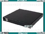 KesCom USB DVD Laufwerk Slimline DVD-ROM extern schwarz von KesCom