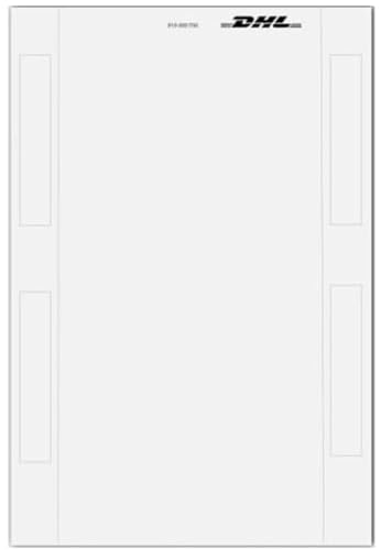 Original Din A5 Versandlabel Etikettenformat 105,4 x 207,95 mit 4 abnehmbare Zusatzetiketten 910-300-700. (5000) von KesCom