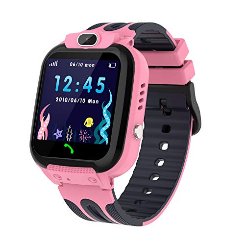 Kesasohe 4G Kinder Smartwatch mit GPS und Telefon mit Anruffunktion Videoanruf Jungen Mädchen Student Geschenk von Kesasohe