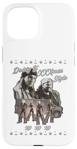 Hülle für iPhone 15 Kevin Smith Jay & Silent Bob Xmas Doing It XXXMAS-Stil XOXO von Kevin Smith