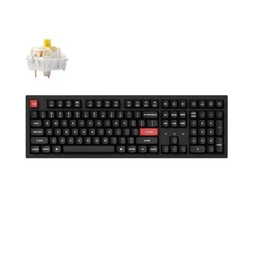 Keychron K10 Pro QMK/VIA RGB Hintergrundbeleuchtung Drahtlose mechanische Tastatur Ergonomisch Bananen-K Pro Schalter von Keychron