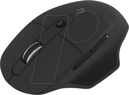 KEYSONIC 61012 - Maus (Mouse), Bluetooth/Funk, ergonomisch, schwarz von Keysonic