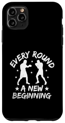 Hülle für iPhone 11 Pro Max Every Round A New Beginning Kickboxen Kickbox Kickboxer von Kickboxing Kickbox Kickboxer Gifts