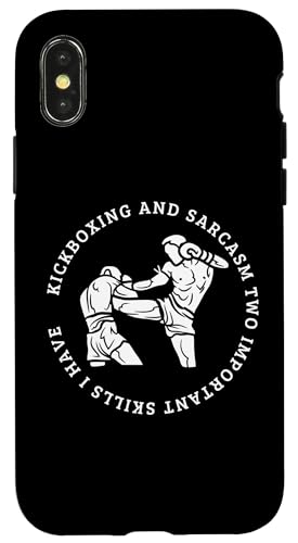 Hülle für iPhone X/XS Kickboxen und Sarkasmus Lustiger Kickboxer von Kickboxing Passion For Kickboxer