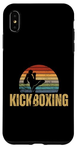 Hülle für iPhone XS Max Kickboxen Vintage Retro 70er Jahre Design Lustiger Kickboxer von Kickboxing Passion For Kickboxer