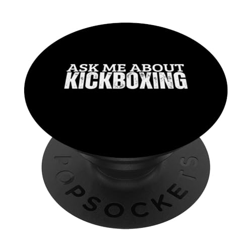 Kickboxer Coach Ask Me About Kickboxen PopSockets Klebender PopGrip von Kickboxing Passion For Kickboxer