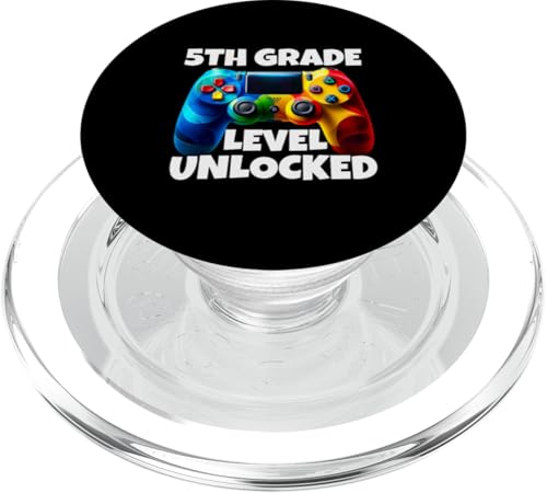 5. Klasse freigeschaltet – Back to School Gamer Jungen Mädchen PopSockets PopGrip für MagSafe von Kiddiewinks Closet