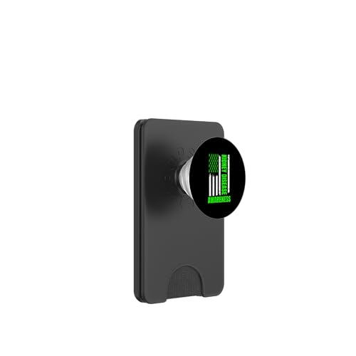 Amerikanische Flagge Nierenerkrankungen Bewusstsein Wear Green Ribbon USA PopSockets PopWallet für MagSafe von Kidney Disease Awareness Month Design CKD Month