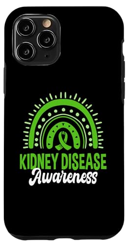 Hülle für iPhone 11 Pro Bewusstsein für Nierenerkrankungen, Boho, Regenbogen von Kidney Disease Awareness Month Design CKD Month