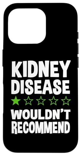 Hülle für iPhone 16 Pro Das Bewusstsein für sarkastische Nierenerkrankungen würde nicht empfohlen von Kidney Disease Awareness Month Design CKD Month